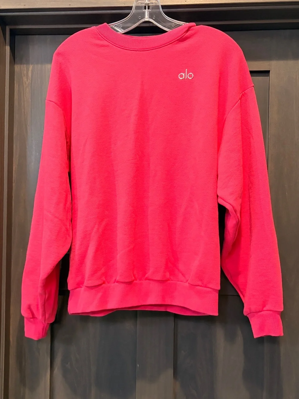 ALO Yoga Pink Summer Crush Accolade Crewneck Sweatshirt - Picture 1 of 8
